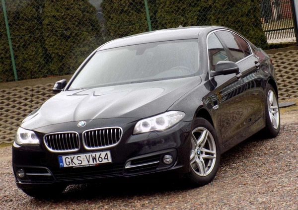 BMW Seria 5 cena 62999 przebieg: 195000, rok produkcji 2014 z Zakliczyn małe 379